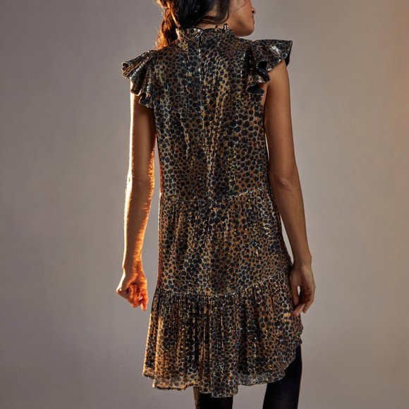 Anthropologie Joella Sequined Mini Dress - Picture 2 of 8